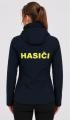 Tmavě modrá dámská softshellová bunda s potiskem Hasiči5