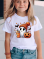 Dětské tričko Hallowen duch s čepicí5