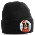 Zimní čepice Vánoční Bernský salašnický pes0